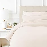 TEXAS LINEN CO. 100% Egyptian Cotton Duvet Cover Oversized King Size, 600 Thread Count 3 PC Duvet Cover, Extra Long Staple Cotton Quilt Cover, Soft, Breathable with Hidden Zipper Closure - Ivory