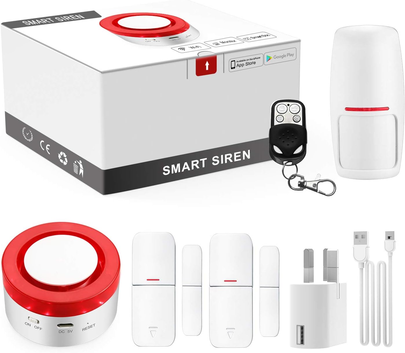 Super Saturday TUYA WiFi Home Security Alarm System Hacevida Wireless