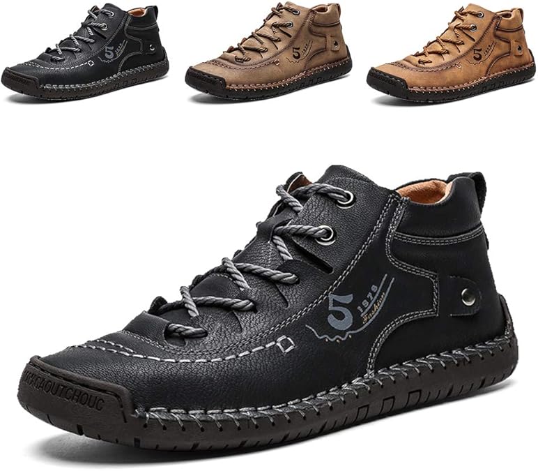 Lightweight Mens Casual Shoes Genuine Leather