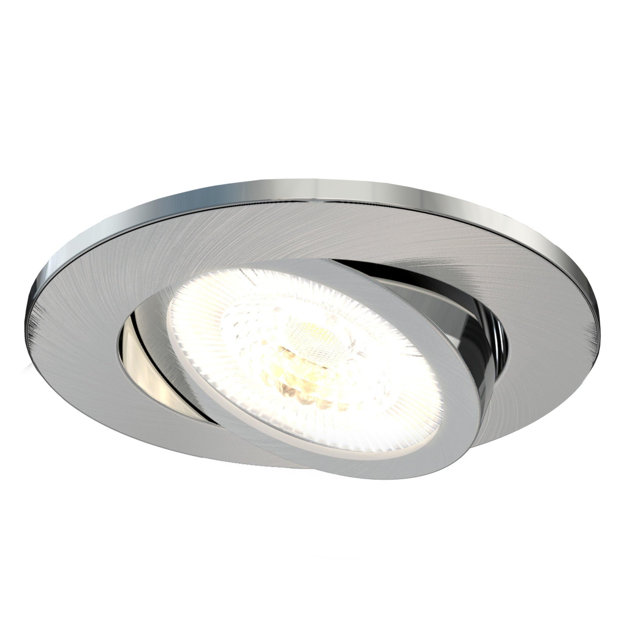 Ledvion - LED Downlight, Stainless Steel, Dimmable, 7W, IP65, CCT, COB, Ø90mm, 5 Year Guarantee
