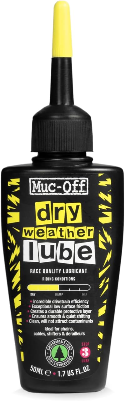 Muc-Off Dry Chain Lube 50 ml Wax-Based Biodegradable Bike Chain Oil