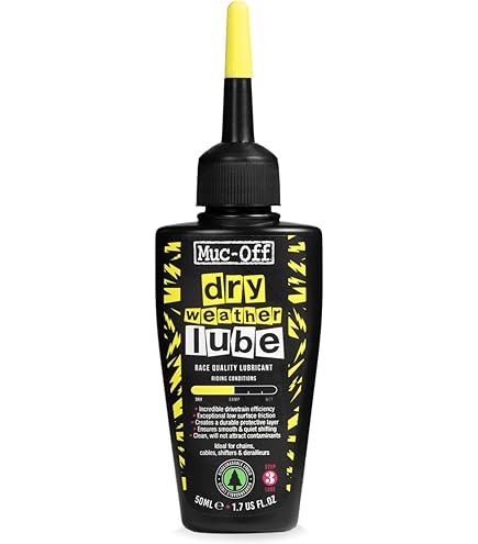 best spin bike lubricant Finish Line Dry Bicycle Lube Chain Lubricant with Non-Stick Ceramic  Technology, 8 Oz main image 1