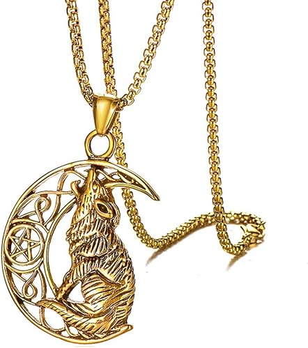 Amazon Ostory メンズネックレス 人気な 月 狼 メンズネックレス ペンダント サージカルステンレス ネックレス メンズ アクセサリー ネックレス 通販 Amazon Ostory メンズネックレス 人気な 月 狼 メンズネックレス ペンダント サージカルステンレス ネックレス メンズ アクセサリー ネックレス 通販