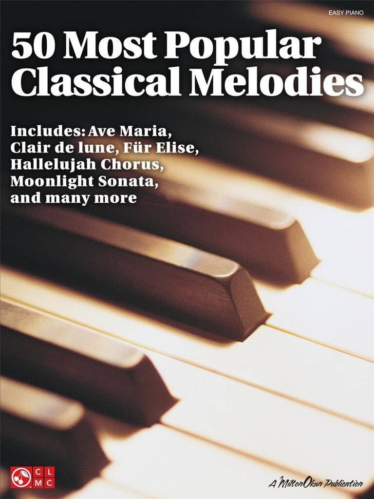50 Most Popular Classical Melodies For Easy Piano Book
