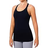 Evercute 1/2/3 Pack Workout Tank Tops for Women with Built in Bra Racerback Yoga Sleeveless Top Camisole Athletic Gym Tops
