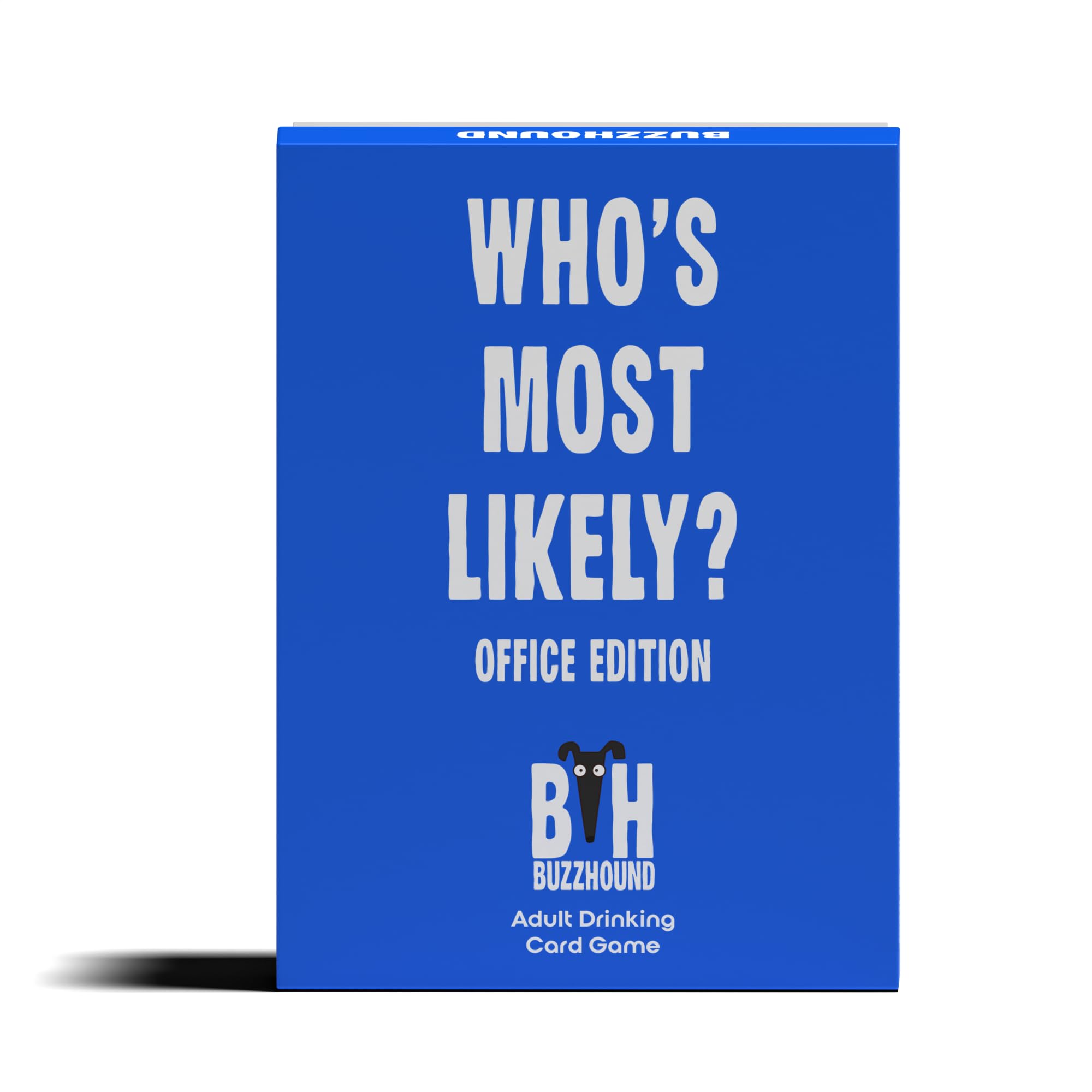 BuzzHound Who’s Most Likely To Office Game - 60-Card Set for Team Bonding & Office Parties - Fun and Hilarious Icebreaker Game for Coworkers, Happy Hours, and Work Events for Colleagues