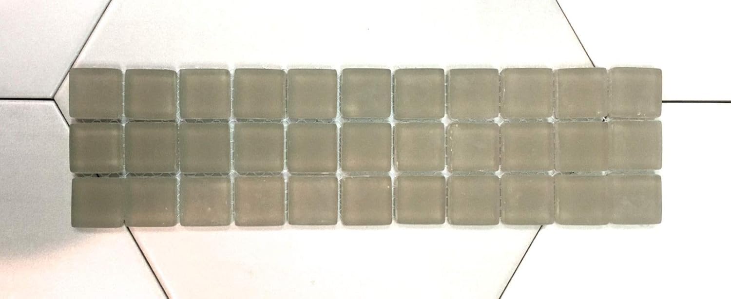 Amazon Com Sierra Glass 3x12 Frosted Decorative Border Wall