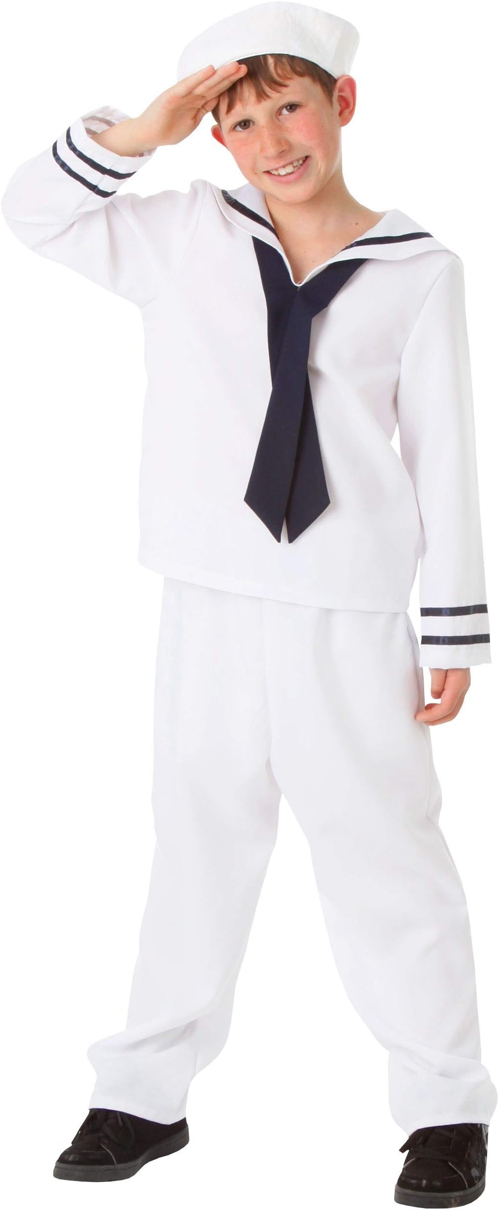 White Sailor Costume for Kids Boy's Sailor Uniform Costume