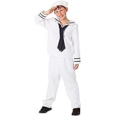 Sailor Costume for Kids |Halloween Uniform | Shirt, Pants, Neck Tie, and Hat