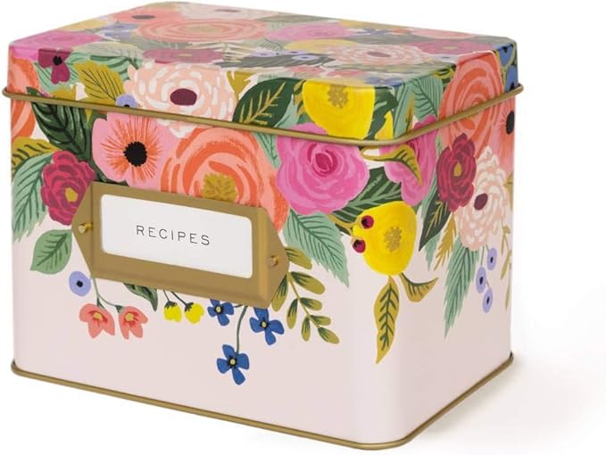 Rifle Paper Co Juliet Rose - Caja de recetas: Amazon.es: Hogar