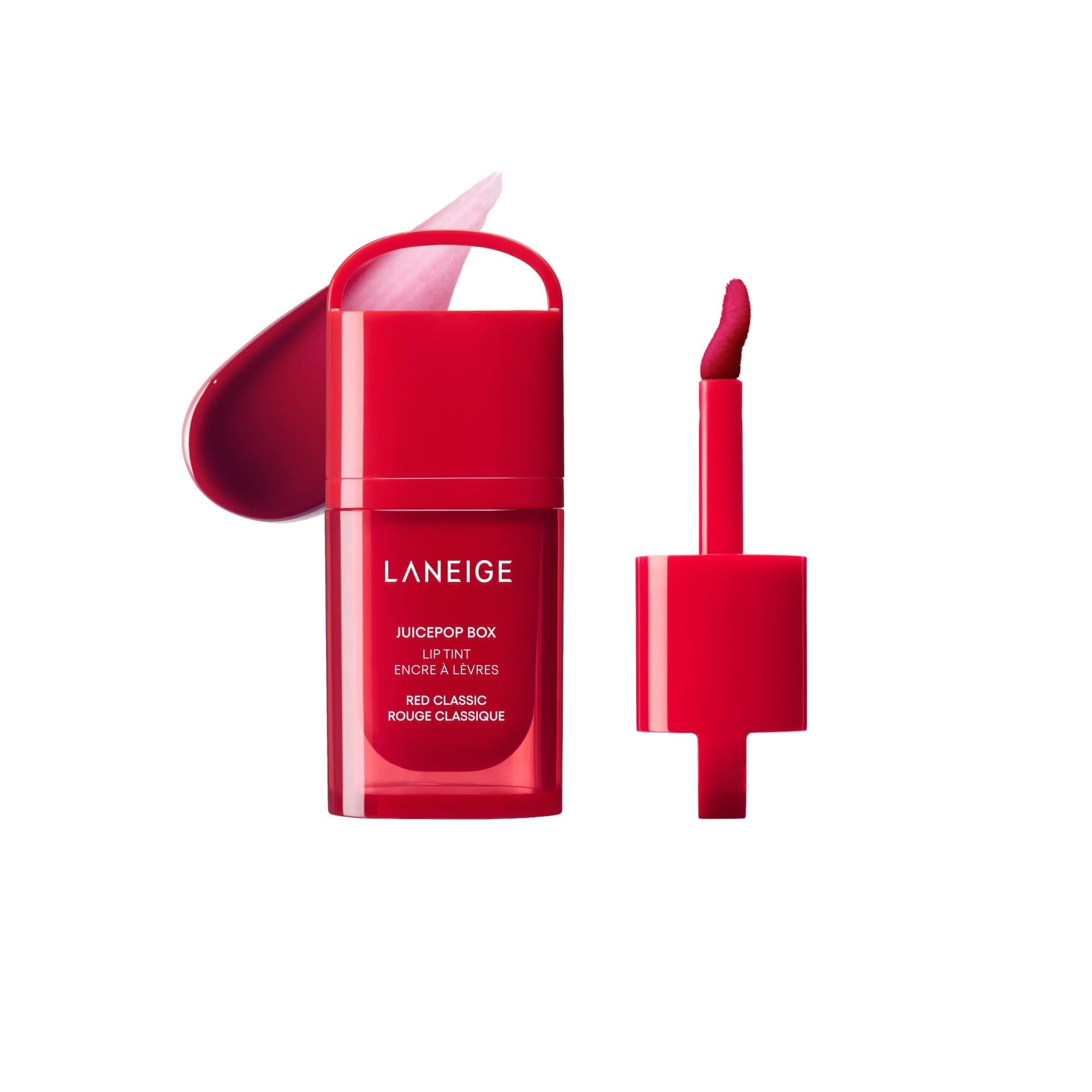 Photo 1 of LANEIGE JuicePop Box Lip Tint: Long-Lasting Hydrating Lightweight Tint, Buildable Juicy Color & Nourishing Shine, K-Beauty Lip Essential for Long-Lasting Comfort, Red Classic