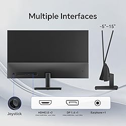 KTC 27 Inch QHD Computer Monitor 100Hz, Up to