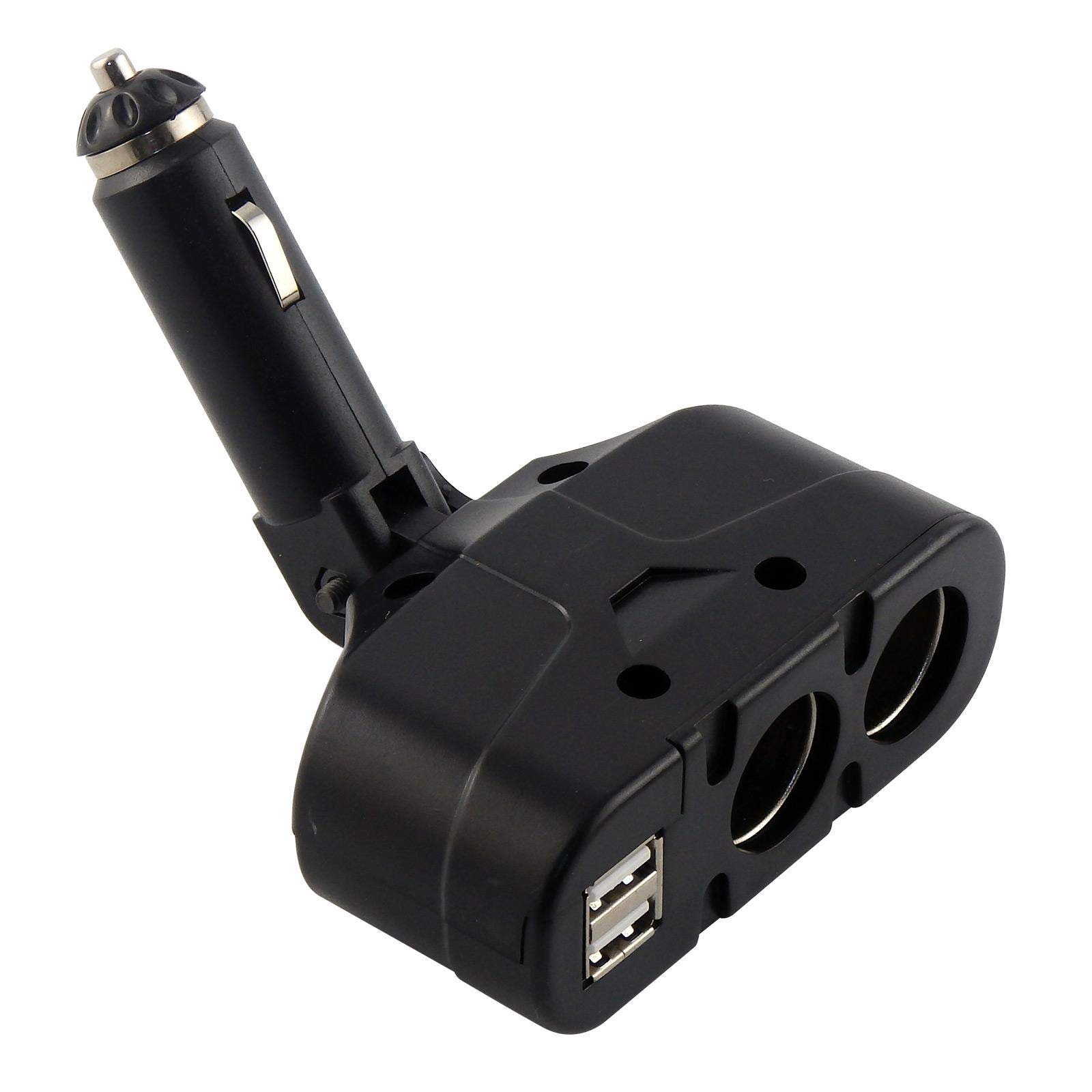 2 Way Multi Socket Car Cigarette Charger Lighter Splitter Dc 12v
