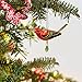 Hallmark Keepsake Mini Christmas Ornament 2018 Year Dated, Red Tanager Bird Miniature, 1.13