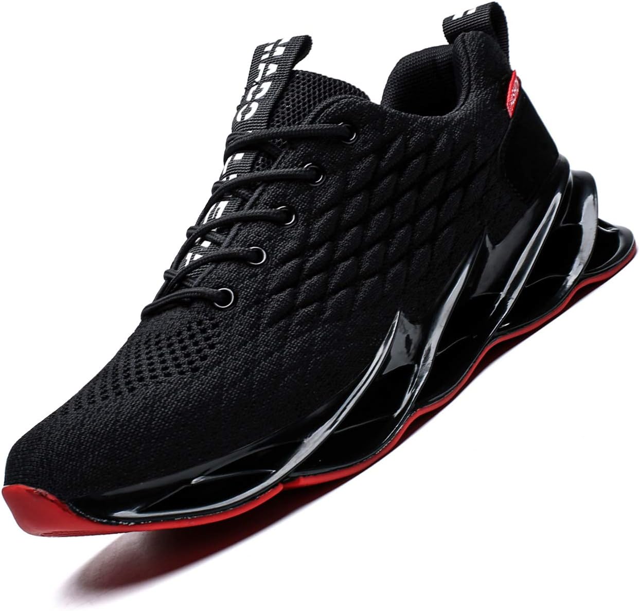 Vooncosir Men's Fashion Sneakers Breathable Mesh Running Shoes Blade Non Slip Soft Sole Casual Athletic Lightweight Walking Shoes