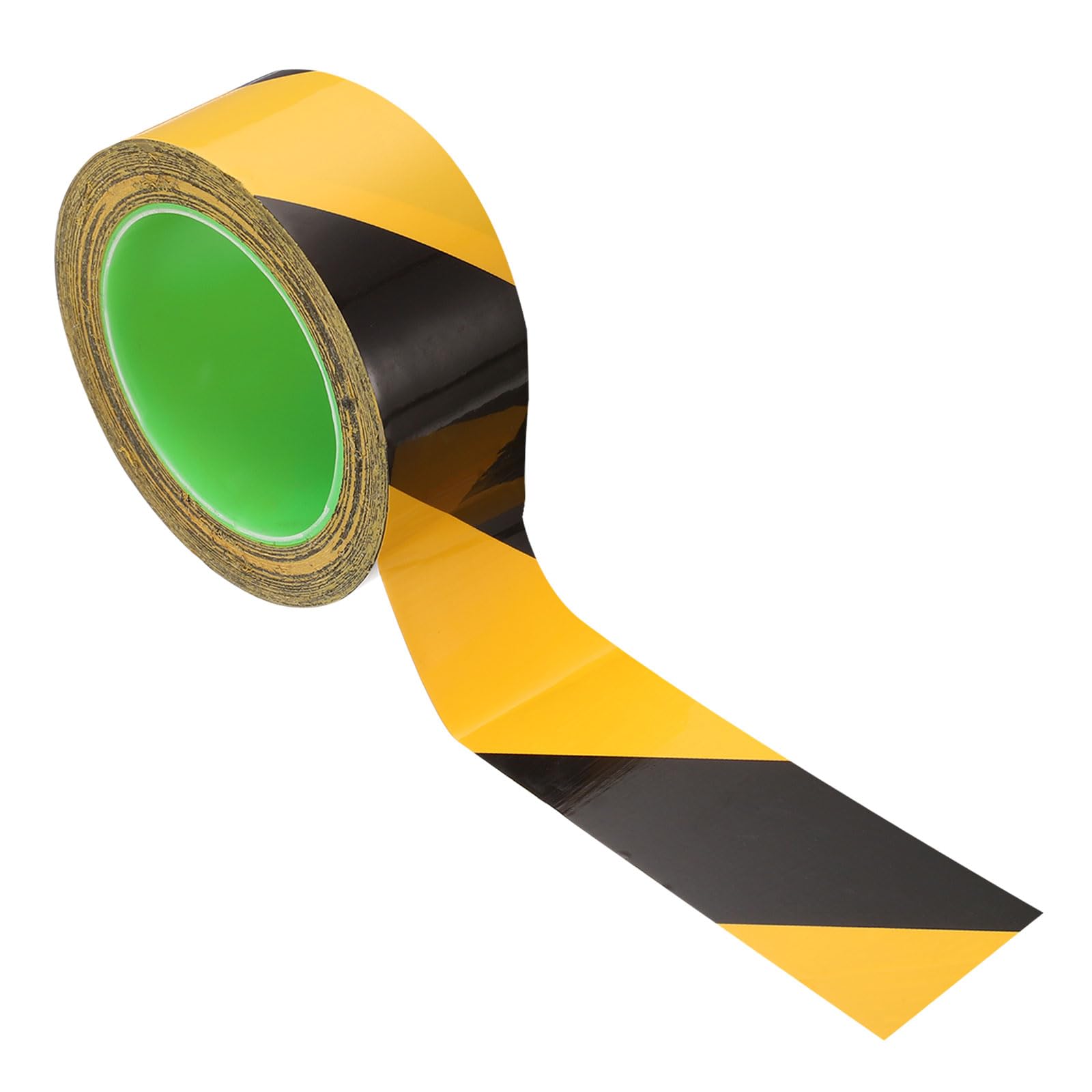 PATIKIL Safety Caution Tape 33m x 48mm, Safety Warning Stripe Tape Floor Tape for Marking Floor Walls Stair, Black Yellow