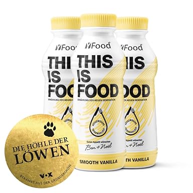 YFood Vanille | Laktose- und glutenfreier Nahrungsersatz | 33g Protein, 26 Vitamine und Mineralstoffe | Leckere Astronautenna