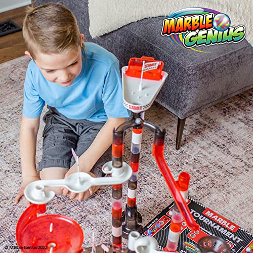 Marble Genius Marble Run Racing Set 125Piece Marble Run Racing Set