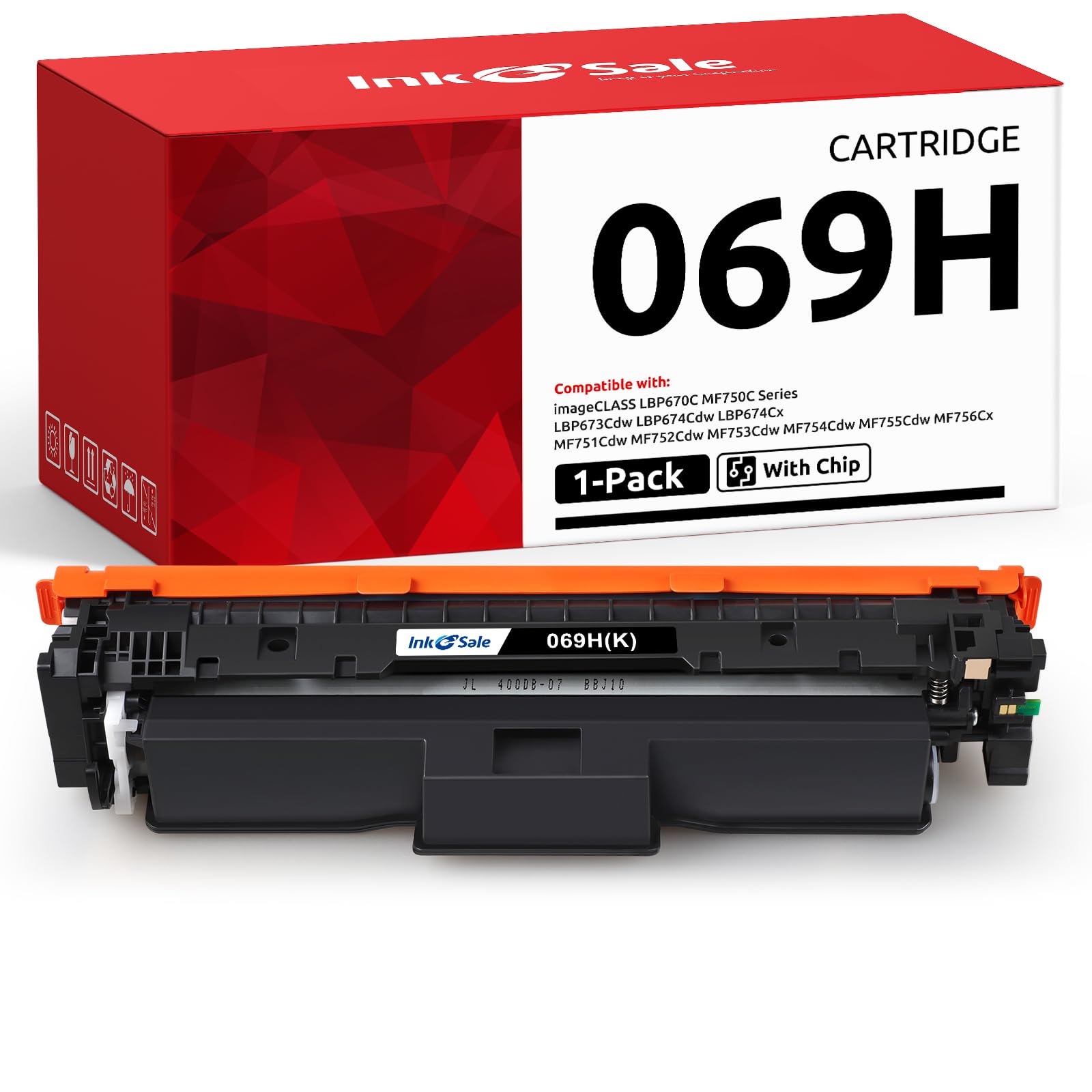 Photo 1 of 069H 069 Black Toner Cartridge High Capacity Compatible Replacement for Canon 069H 069 High-Yield Works for Canon ImageClass MF753Cdw MF751Cdw LBP673Cdw MF750C LBP674C Series Printer 1-Pack