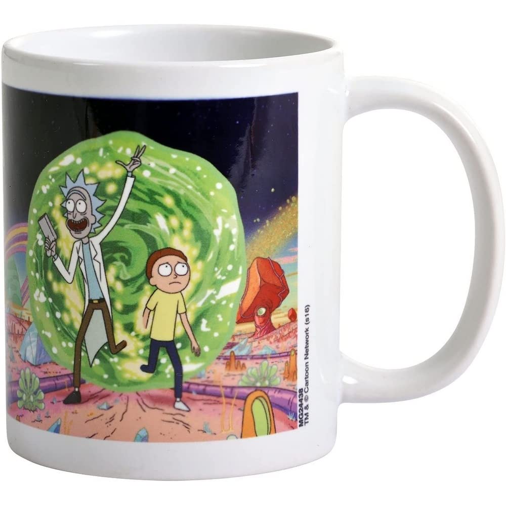 Rick & Morty MG24438 Portal Mug- Multi-Colour, 0.31 liters