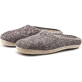 Nootkas Felted Merino Wool 'Astoria' Mule House Slipper for Men and Women