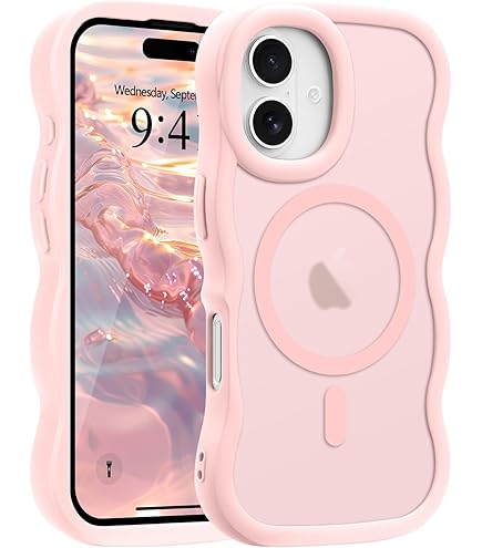 Amazon.com: JETech Wavy Case for iPhone 16 6.1-Inch, Cute Wave