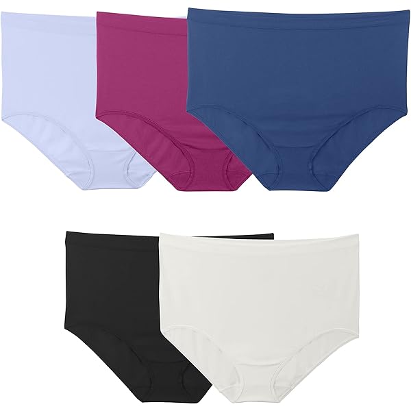 FRUIT OF THE LOOM WOMEN'S MICRO MESH LOW-RISE BRIEFS 8 PACK | UK