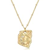 MEVECCO Dainty Gold Seashell Pendent Necklace Ocean Necklace for Women 18K Gold Plated Necklace Boho Handmade Summer Beach Necklace Jewelry