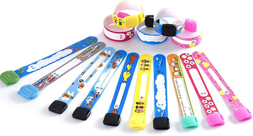 Kinderveiligheidsarmband 20 Stuks Kinder Id Armbanden Waterdicht En Herbruikbaar Sos Armbanden Noodgevallen Voor Kinderen Jongens Meisjes Baby S Amazon Nl