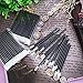 eBoot 500 Pack Lipstick Applicators Disposable Lip Brushes Makeup Brush Lipstick Gloss Wands Applicator, Black