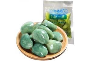 RETBST Laba Garlic Emerald Green Garlic, Sweet and Sour Garlic, Shandong specialty Pickled Pickles Fresh pickled garlic Pickles, Garlic gift condiments Side dish, vegetable (1 bag)