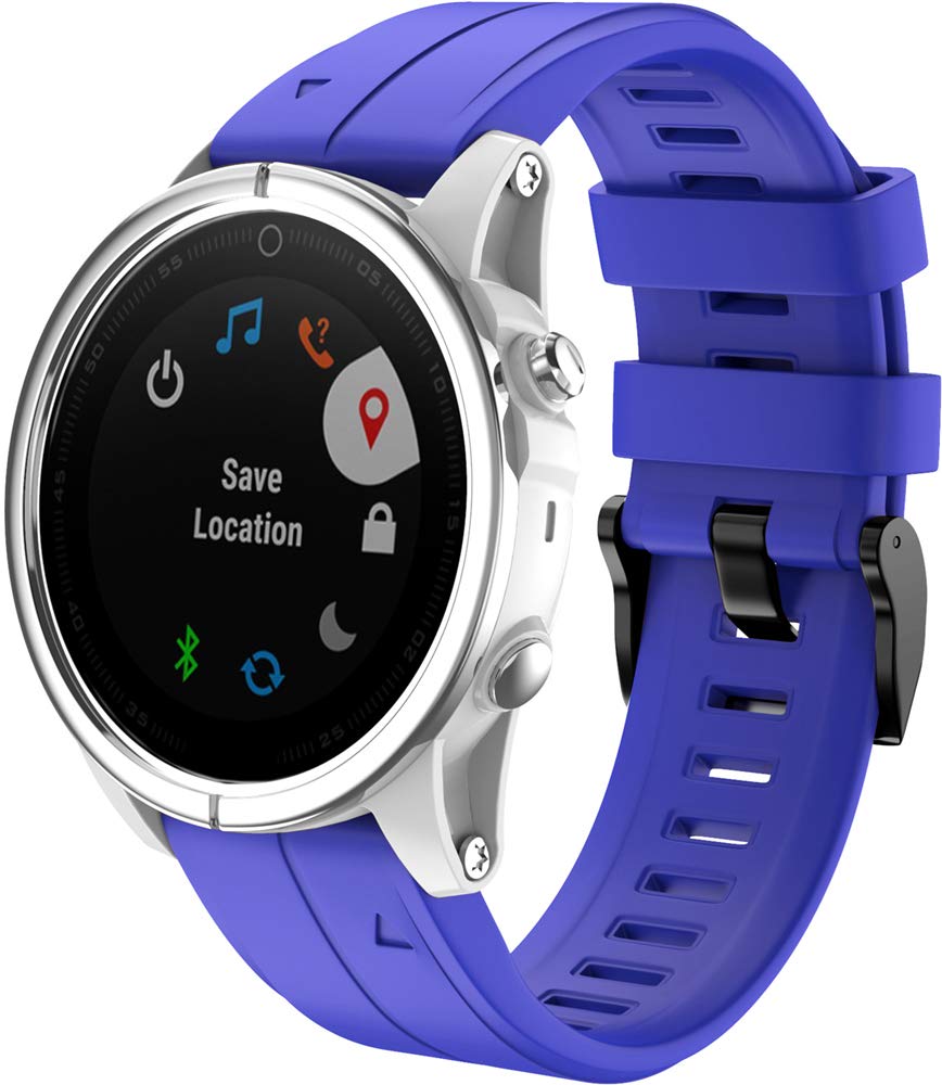 Shieranlee Fenix 7s Strap,Silicone Sport Band 20mm Easy Fit for Garmin Fenix 7S/Fenix 5S Plus/Fenix 6S Pro/Fenix 7S/Fenix 7S Solar/Fenix 7S Sapphire Solar