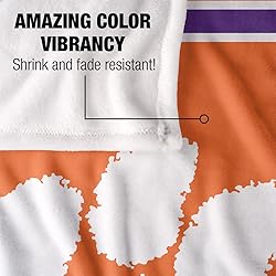 Clemson University Blanket, 36"x58" Primary