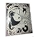 Dotiow Skateboard Luggage Stickers No Duplicated White Black Decal Vinyl Graffiti Flim Music Sticker Travel Car Bumper GDM Bomb Sticker Wall Decor (White& Black 100pcs)