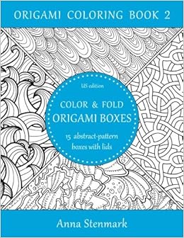 Color Fold Origami Boxes 15 Abstract Pattern Boxes With