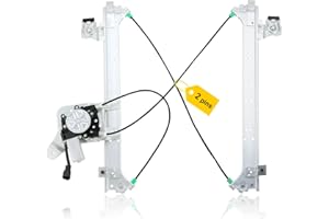 ENTURBO Rear Right Passenger Side Power Window Regulator with Motor Assembly Compatible with Chevy GMC Cadillac Models, Silverado Suburban Avalanche Sierra Yukon XL 1500 2500 Escalade ESV EXT Replace 741-579