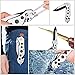 WHX Survival Folding Camping Knife with Seatbelt Cutter and Glass Breaker Liner Lock Pocket Knives Belt Clip