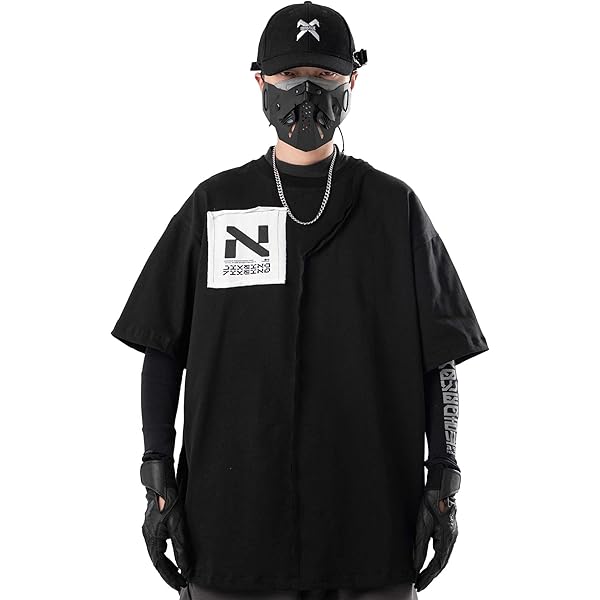 1点物 GINZI gauze shirt archive パンク 平成 y2k Gauze T-shirt, Classic Old-school Japanese Hardcore, Unisex