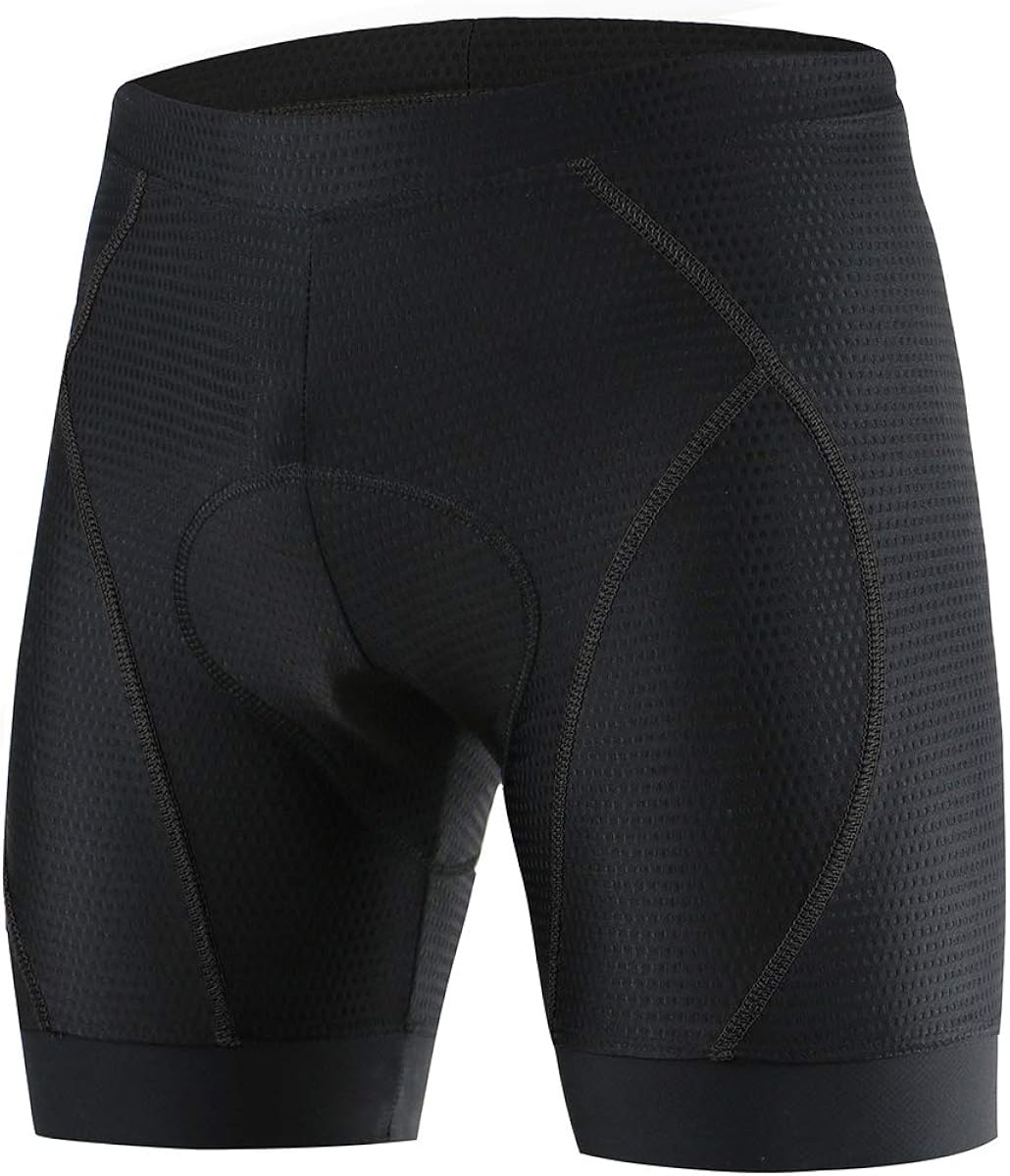 SUUKAA Men's Cycling Shorts 5D Padded Gel Underwear,MTB Biking Shorts