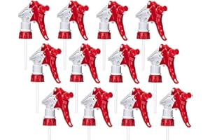 Trigger Sprayer Replacement Nozzles 12Pack, Heavy-Duty Leak-Free Chemical Resistant, Comfortable Grip, Fit 16oz/32oz Bottles,