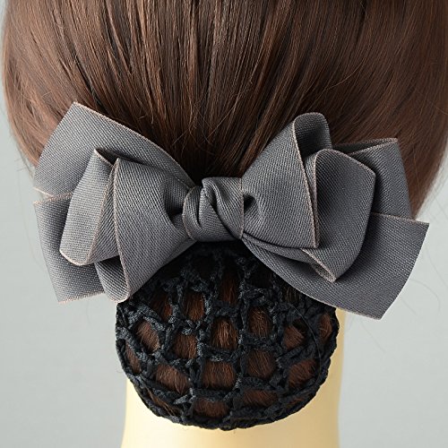 usongs Career flower head nurse hairnet hotel stewardess Bank headdress flower hairpin Korean head ornaments with string bag