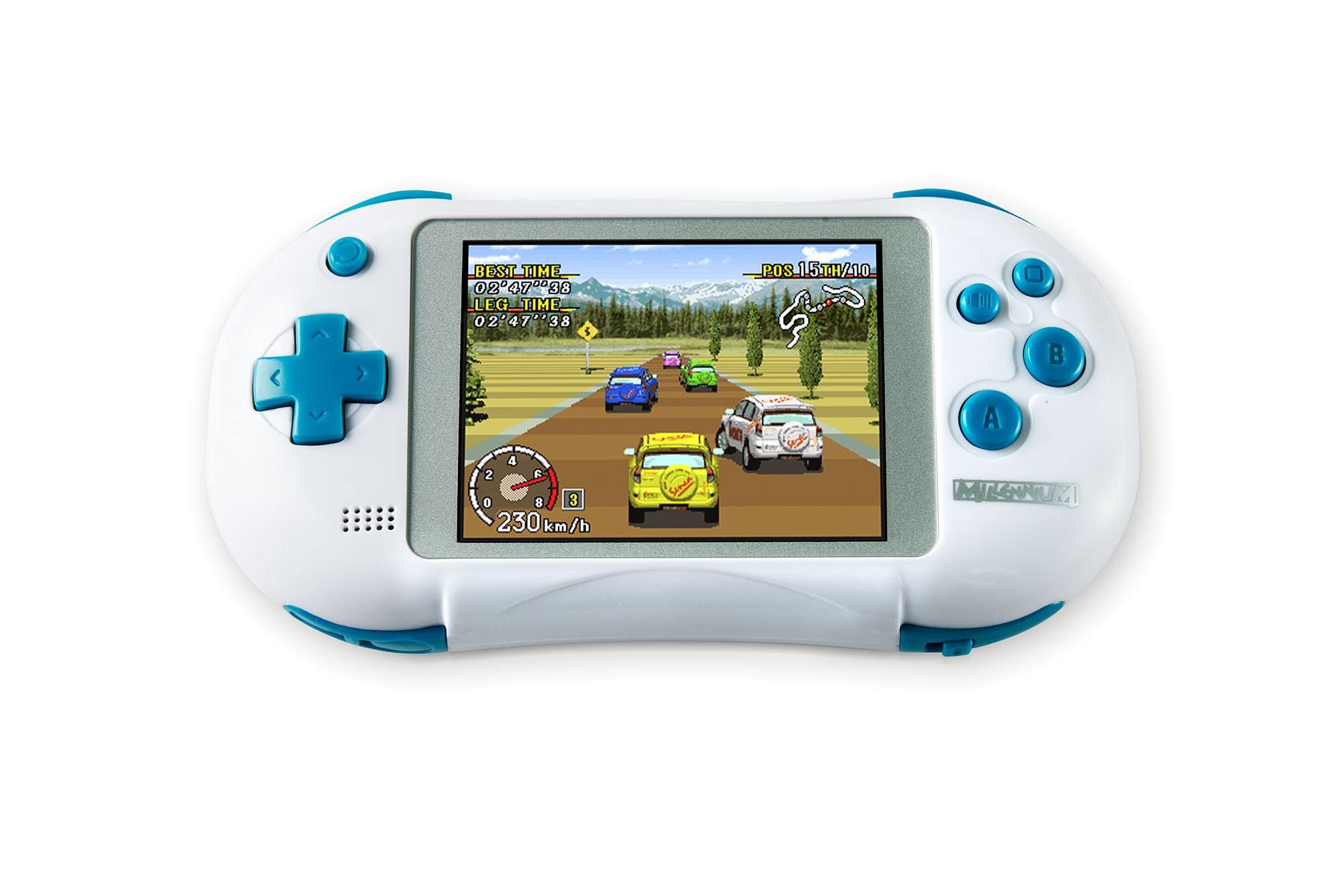 Millennium Portable Design Video Game Console – Cover Protector Art Decal – White