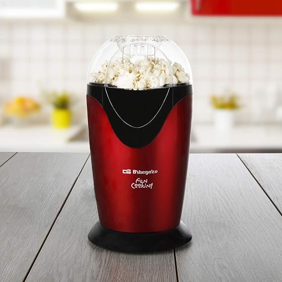 Orbegozo CEEPE1AO PALOMITERO PORTÁTIL, 1200 W, Rojo Metalizado y ...