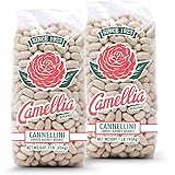 Camellia Brand Dry Cannellini Beans, 1 Pound (Pack of 2)