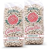Camellia Brand Dried Cannellini Beans, 1 Pound (Pack of 2)