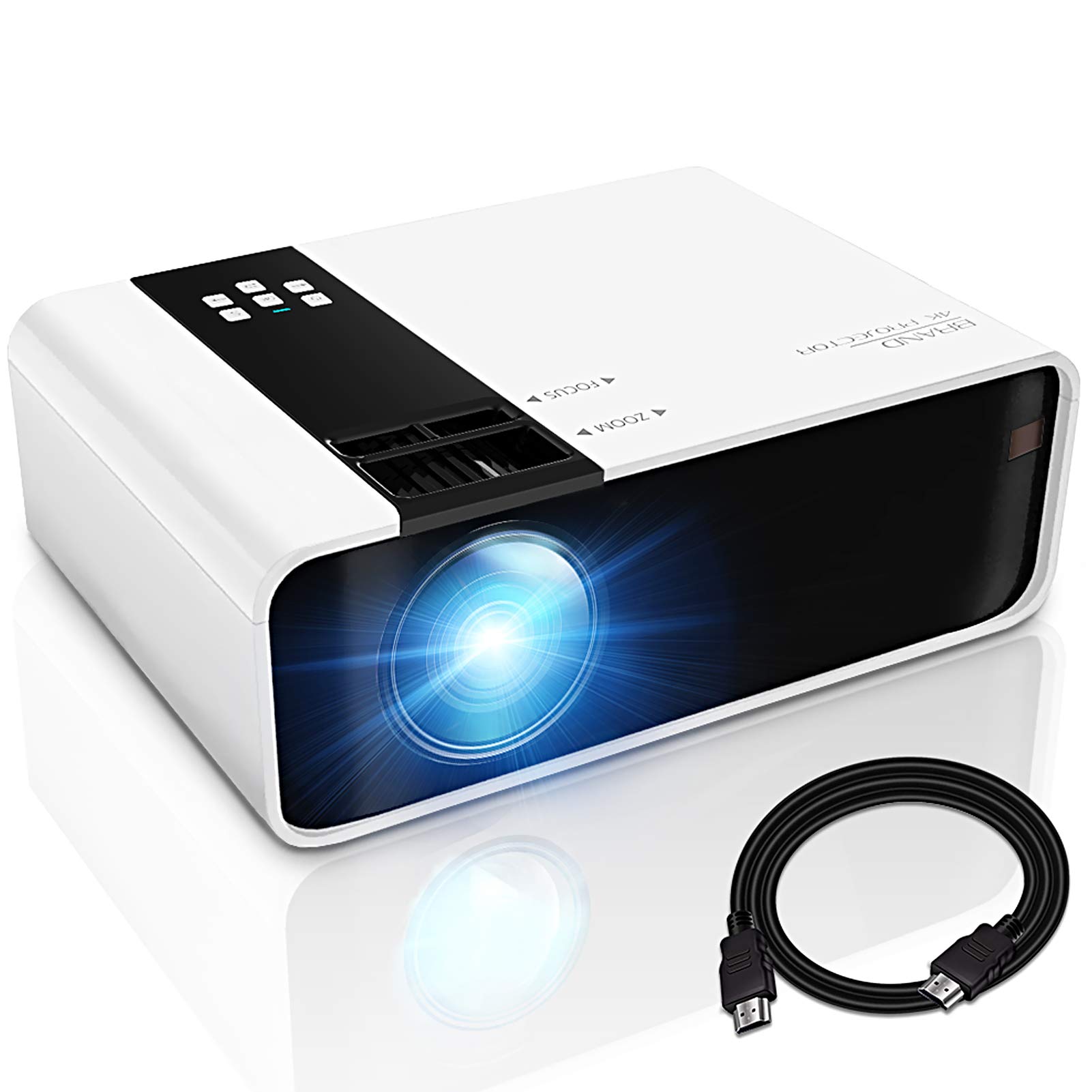 GRC Mini Projector 1080P HD Supported Portable Movie Projector with 4 | amzdealz