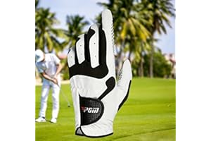 Golf Glove Breathable Microfiber with Tape Closure and Enhanced Grip for Practice Range, Indoor Simulator and Tournament Play