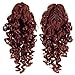 SWACC 12-Inch Short Screw Curls Claw Clip Ponytail Extensions Synthetic Clip in Drawstring Curly Ponytail Hairpiece Jaw Clip Hair Extension (Copper Red)thumb 4
