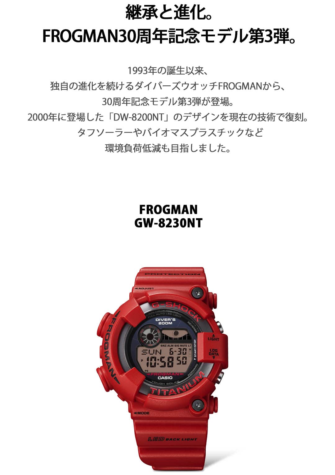 G-SHOCK(ジーショック) Casio GW-8230NT-4JR GW-8230NT-4JR Wristwatch, Domestic Genuine Product, Tough Solar, Radio Solar, Biomass Plastic, Red, red