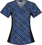 Cherokee Flexibles Roman Holiday V-Neck Scrub Top
